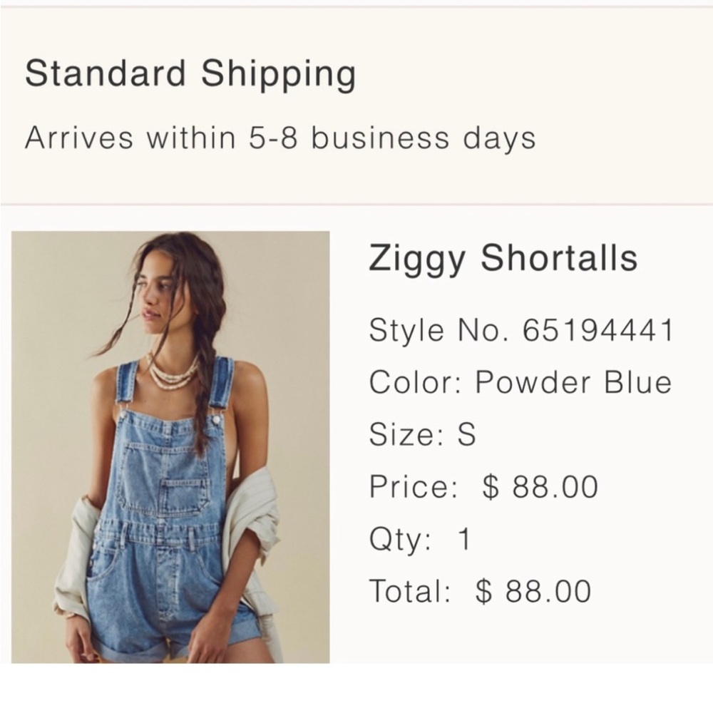 Free People Ziggy Shortalls 🌼 - Picture 7 of 7